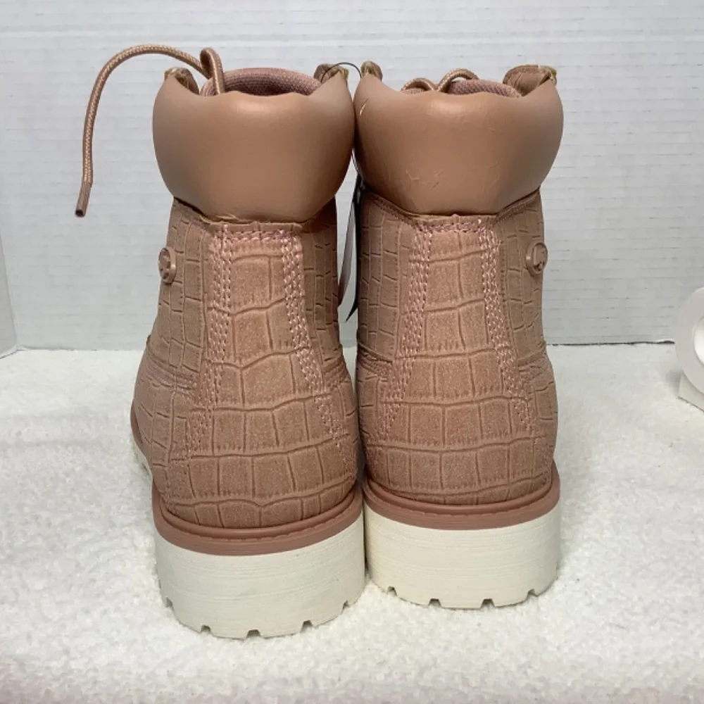 NWT LUGZ ankle booties camel/beige moto combat‎